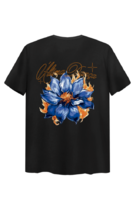 T-SHIRT UD FLOR ARDENTE PRETO